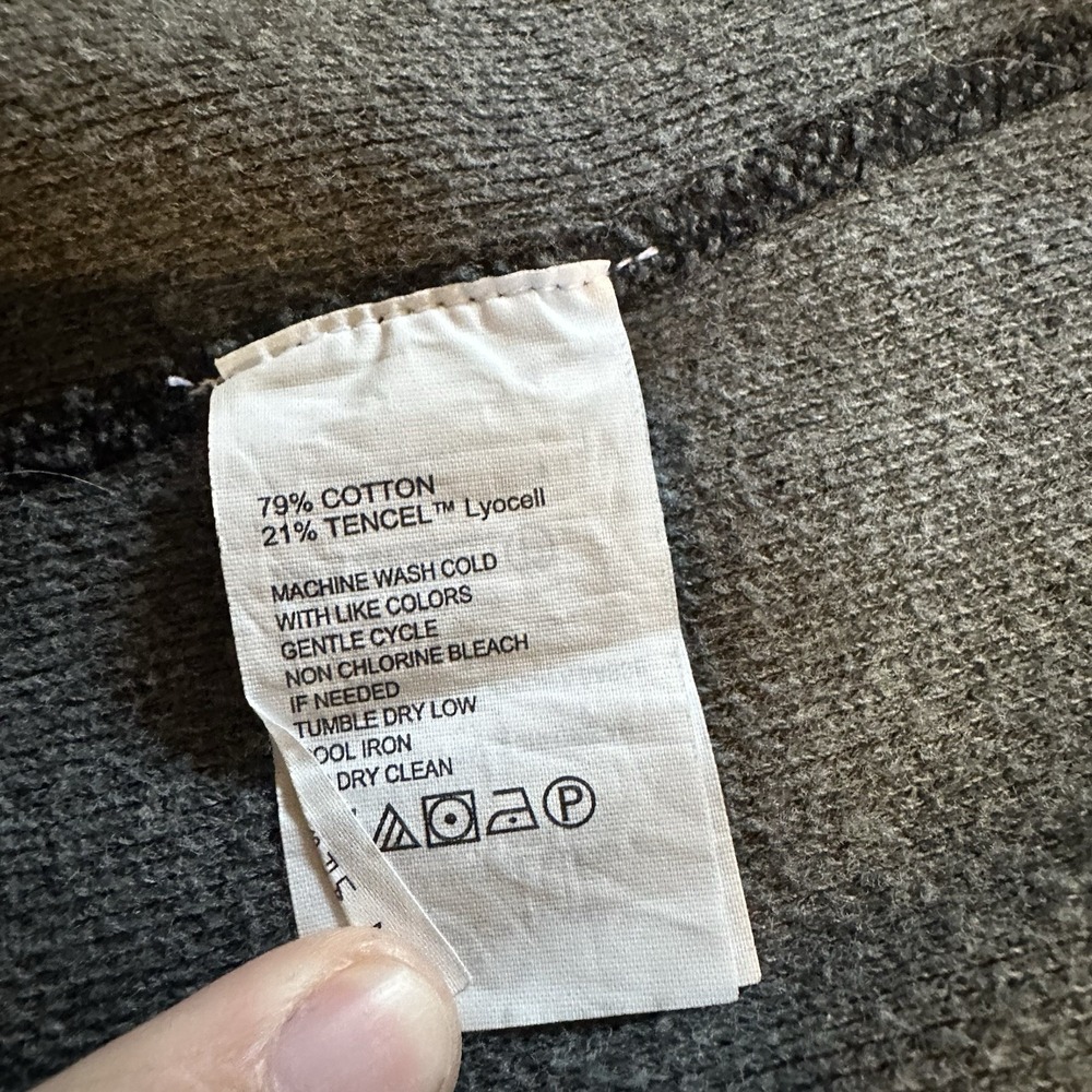 Tommy Bahama Flip Coast Full Zip Vest Mens XL Reversible Heather Cotton Gray - Picture 4 of 10